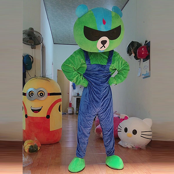 Cho thuê Mascot Đà Nẵng - Mascot Gấu Xanh
