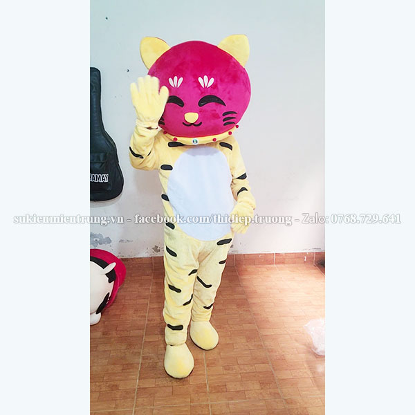 Mascot  Hổ vàng đầu đỏ