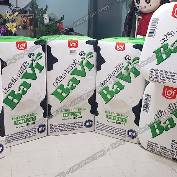 Mascot Hộp Sữa