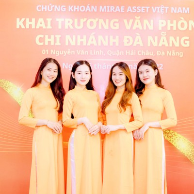 Cho thuê áo dài Đà Nẵng - Áo dài Cam