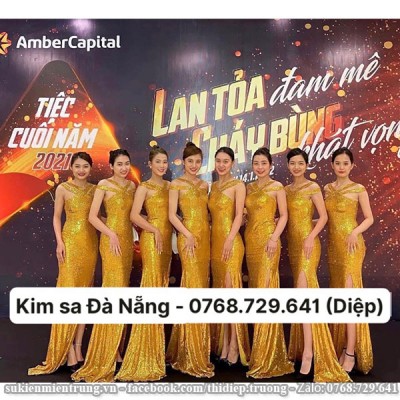 Đầm Kim Sa vàng đồng