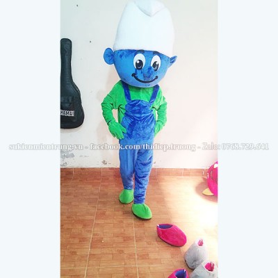 Mascot ảo thuật gia mủ trắng