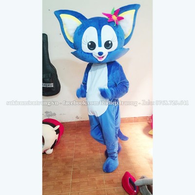 Mascot cáo yếm trắng