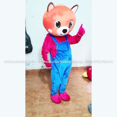 Mascot yếm xanh