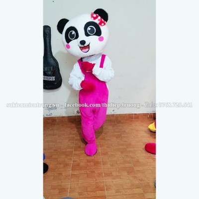 Mascot  Gấu trúc yếm hồng