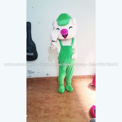 Mascot  Heo yếm xanh