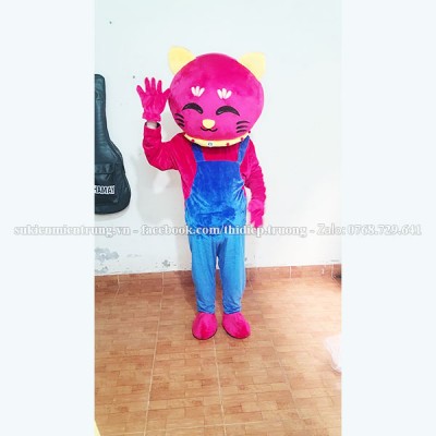 Mascot  Hổ đầu đỏ yếm xanh