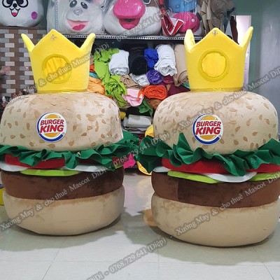 Mascot hamburger