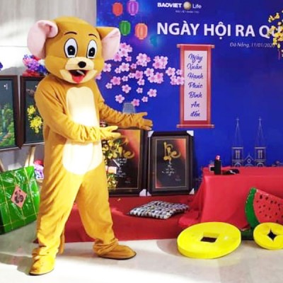 Cho thuê Mascot Đà Nẵng - Mascot Chuột Jerry