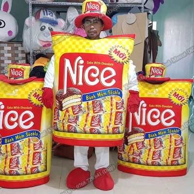 Mascot gói Bánh Nice