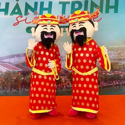 Cho thuê Mascot Đà Nẵng - 
 Mascot combo 2 thần tài hoặc thuê 1 Ông