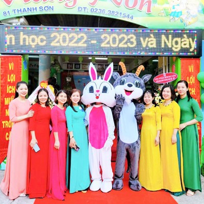 Cho thuê Mascot Đà Nẵng - Mascot combo Thỏ ngọc & Dê